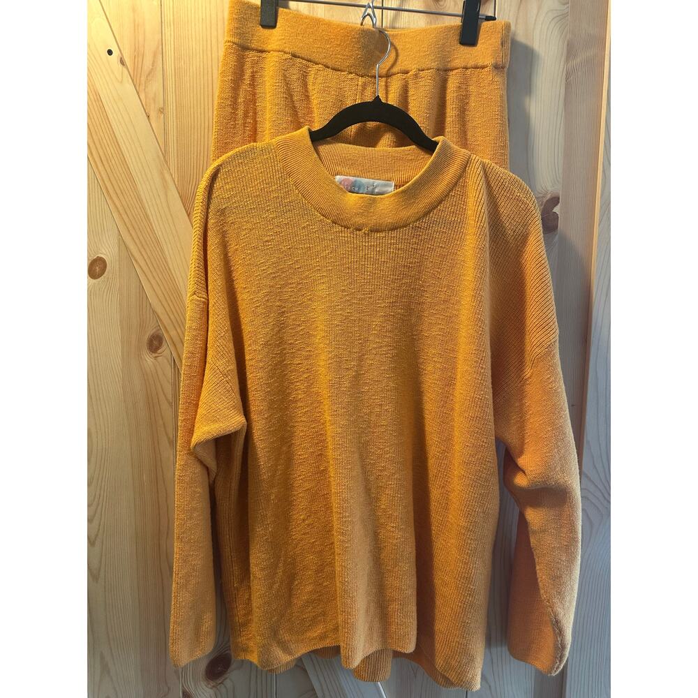 **SUMMER SALE** Free People Beach Pullover Sweater & Shorts Set - L - Picture 4 of 11